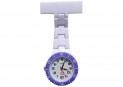 Montre Swatch Infirmière Blanche cadre Mauve