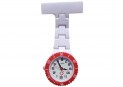 Montre Swatch Infirmière Blanche cadre Rouge