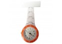 Montre Swatch Infirmière Blanche cadre Orange