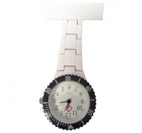 Montre Swatch Infirmière Blanche cadre Noir