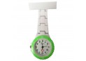 Montre Swatch Infirmière Blanche cadre Vert