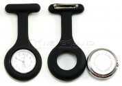 Montre Infirmière Noir - Grande 8,5cm de hauteur
