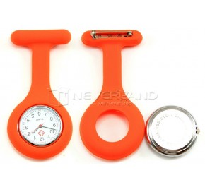 Montre Infirmière Orange - Grande 8,5cm de hauteur