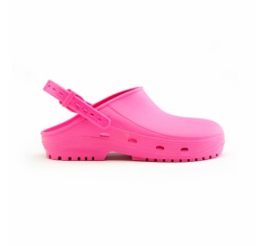 Sabot bloc plastique - femme - rose