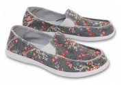 Chaussure Toile Femme, Rosalie Gris - Liberty gris - Gris