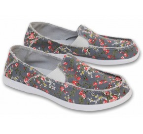 Chaussure Toile Femme Rosalie Gris Liberty gris Gris par Sabotland Schuzz
