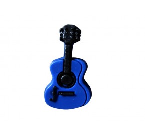 Pin's, Pin'zz Schuzz guitare accoustique bleu