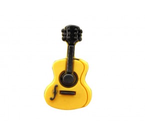 Pin's, Pin'zz Schuzz guitare accoustique jaune